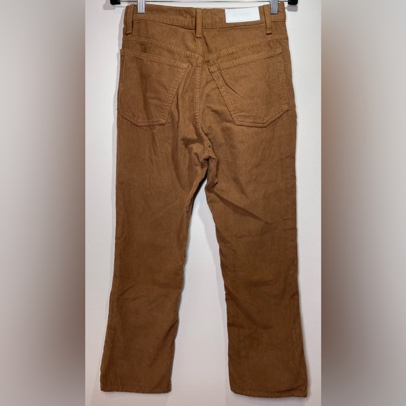 RE/DONE Jeans Women’s Size 26 70s Corduroy Loose Flare in Ginger Corduroy - Picture 12 of 15
